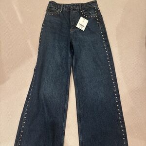 Reformation Cary High Rise Slouchy Wide Leg Jeans